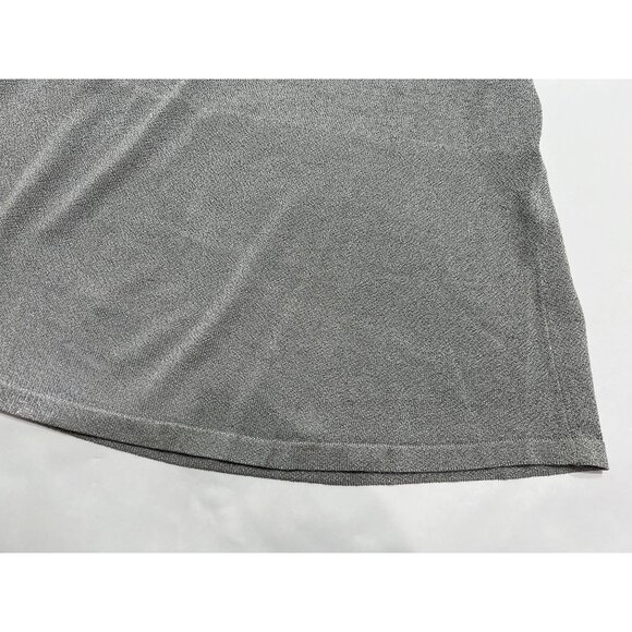 Meshki Lilith Reflective Knit Maxi Dress in Silver - Picture 7 of 9